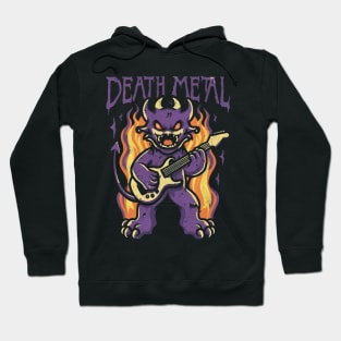 Death Metal Satanic Baphomet Cat Hoodie